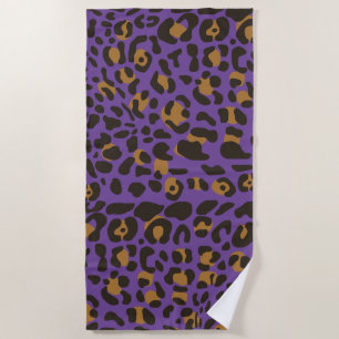 Serviette De Plage Motif Poster de animal Leopard Jaguar