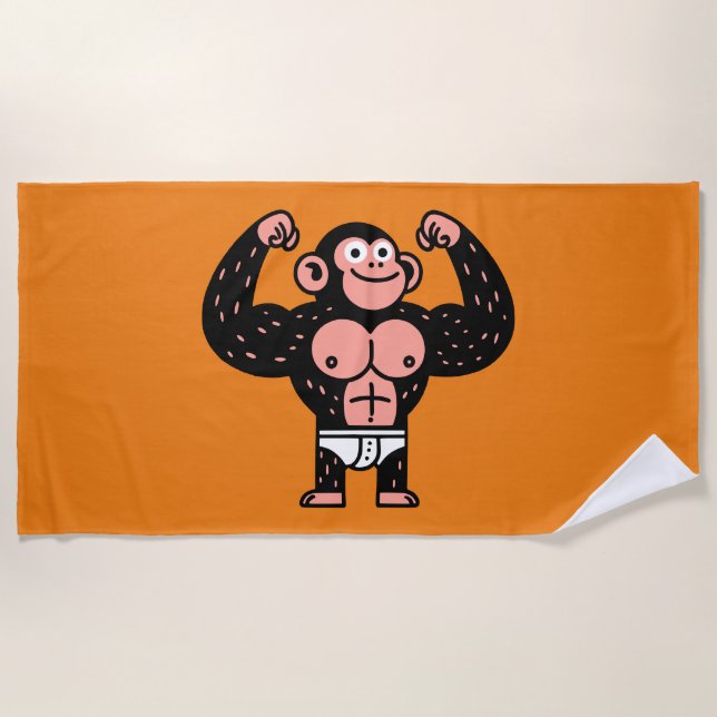 Serviette De Plage Musculaire (Devant)