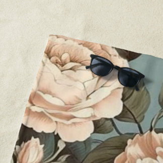 Serviette De Plage Muted Botanical Dream