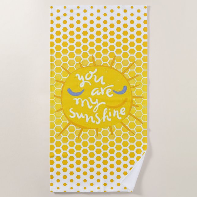 Serviette De Plage My Sunshine Beach Towel (Devant)