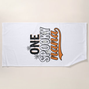 Serviette De Plage Nana fantôme Halloween épouvantable Création de T-