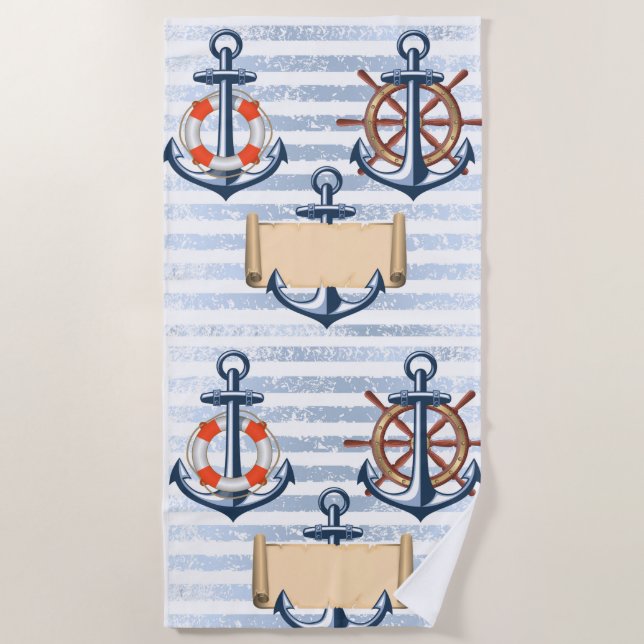 Serviette De Plage Navire (Devant)