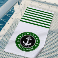 Nom du bateau Ancre nautique Stars Forest Green