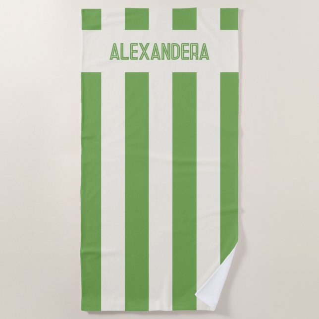 Serviette De Plage Nom Green Margaritas Bachelorette Bridesmaid (Devant)