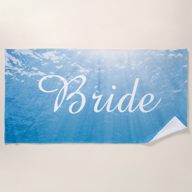 Serviette De Plage Nuances de nuptiale : Customisez votre paysage mar (Devant)