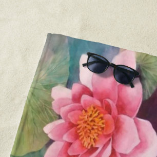 Serviette De Plage Nymphéa