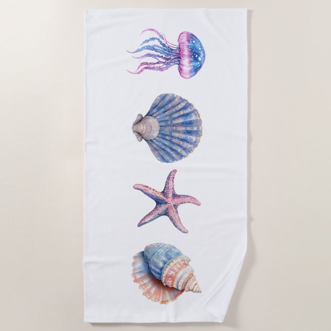 Serviette de plage "Ocean Dreams" (Devant)