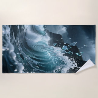 Serviette De Plage Ocean Waves & Sea Foam Beach Towel