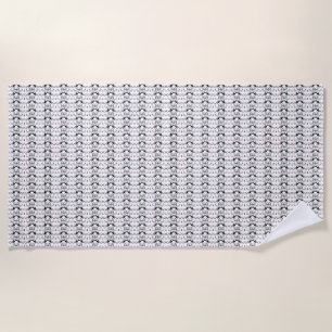 Serviette De Plage Oeuvre de chat Motif de chat mignon Arrière - pl