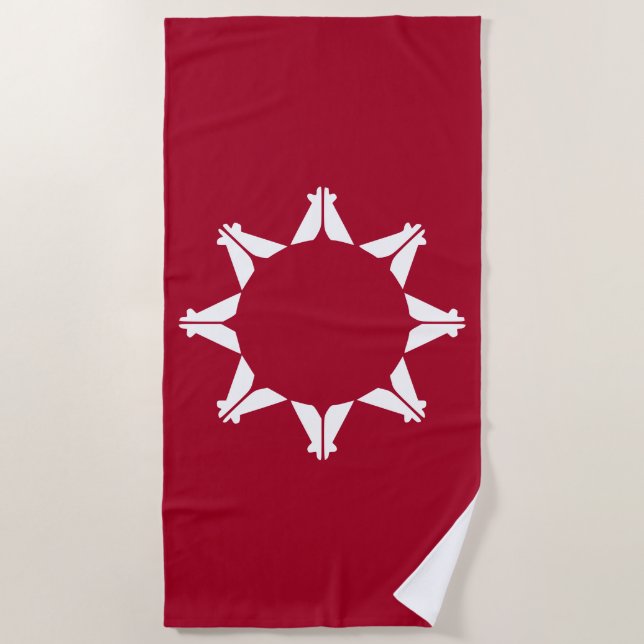 Serviette De Plage Oglala Sioux (Devant)