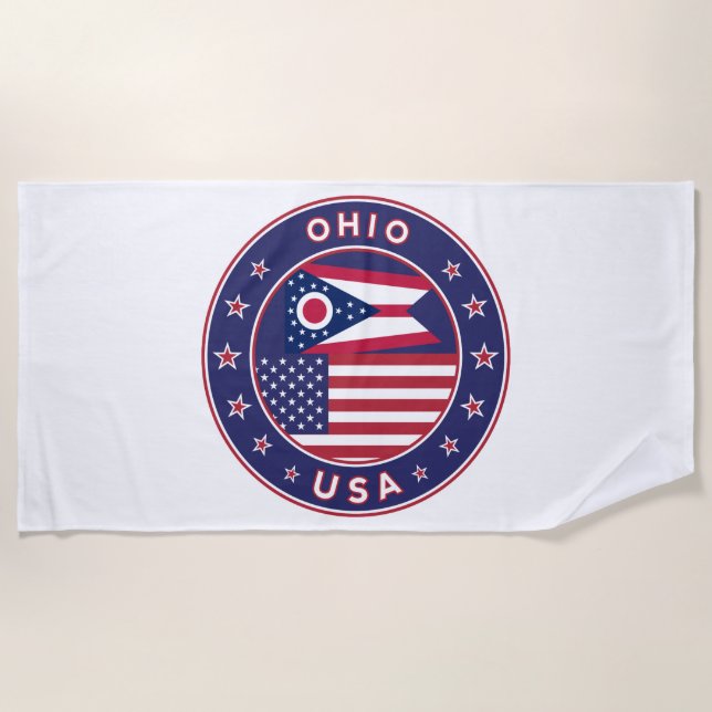 Serviette De Plage Ohio (Devant)