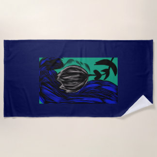 Serviette De Plage Ombragée par sa propre beauté