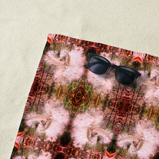 Serviette De Plage Ouvrir les pots d'algues | Graines avec soie | San (En situation)