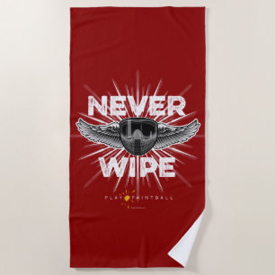 Serviette De Plage Paintball Never Wipe