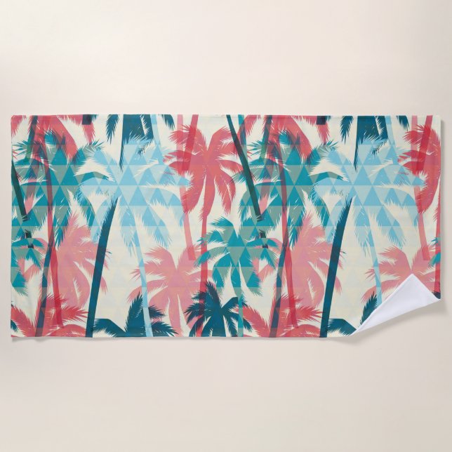 Serviette de plage Palm Trees (Devant)