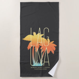 Serviette De Plage Palmier Tropical moderne Summer Beach Vacances