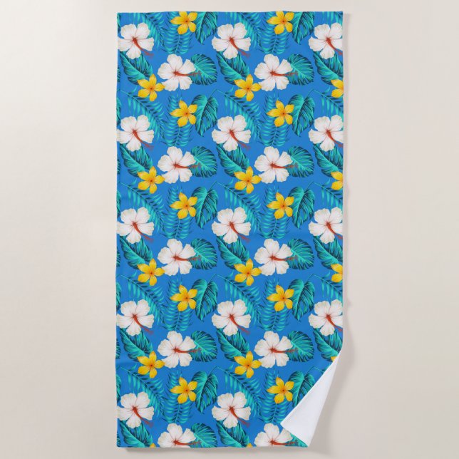 Serviette de plage Palmiers tropicaux (Devant)