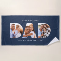 Papa photo typographie moderne cadeau enfant