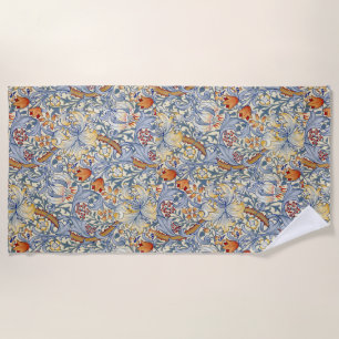 Serviette De Plage Papier peint victorien William Morris Gold Lily