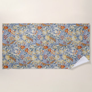 Serviette De Plage Papier peint victorien William Morris Gold Lily