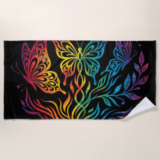 Serviette de plage Papillon