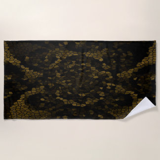 Serviette De Plage Papillon en verre d'olive