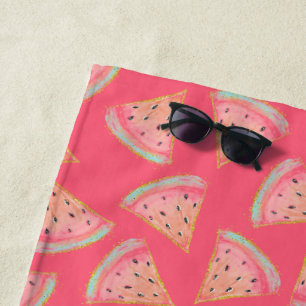 Serviette De Plage Pâque rose