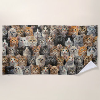 Serviette De Plage Parade des petits chatons