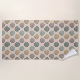 Serviette De Plage Parapluie de plage motif aquarelle rétro Sable dél