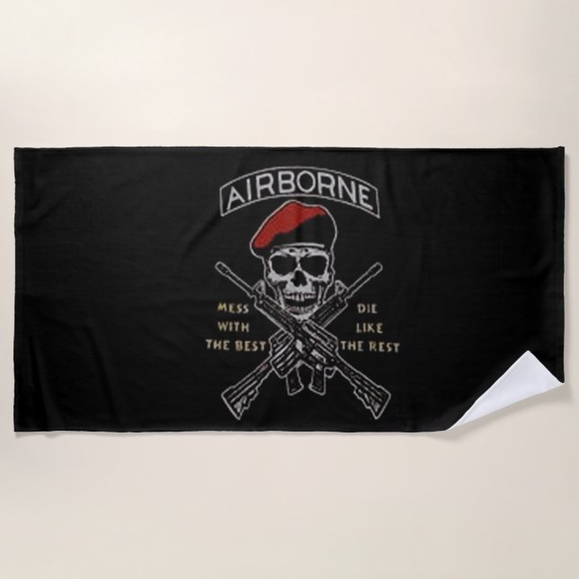 SERVIETTE DE PLAGE PARATROOPER (Devant)