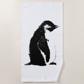 Serviette de plage parfaite de pingouin
