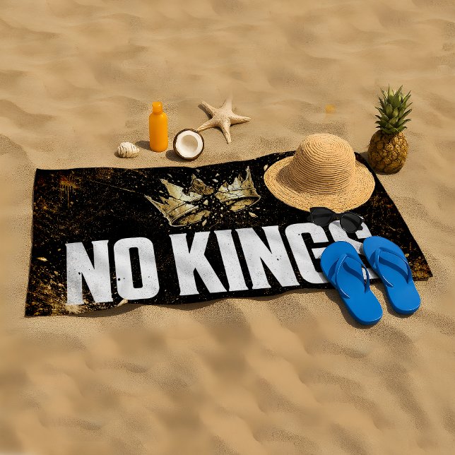 Serviette De Plage Pas de rois en manifestation (Créateur téléchargé)