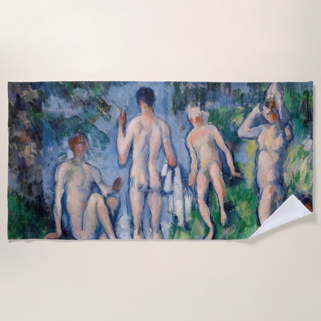 Serviette De Plage Paul Cezanne - Groupe des Bathères (Devant)