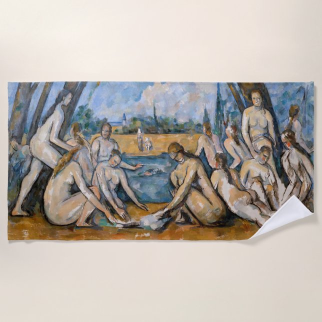Serviette De Plage Paul Cezanne - Les Grandes Baignoires (Devant)