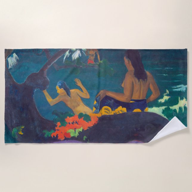 Serviette De Plage Paul Gauguin - By the Sea / Fatata te Miti (Devant)