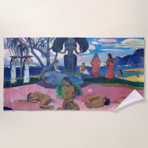 Serviette De Plage Paul Gauguin - Jour de la déesse / Mahana no atua