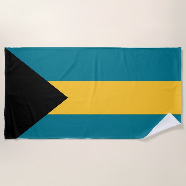 Serviette De Plage Pavillon des Bahamas Beach Towel (Devant)