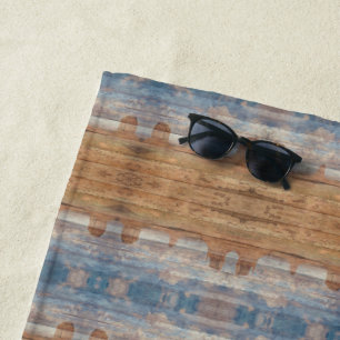Serviette De Plage Paysage désertique Buttes de grès et ciel céleste
