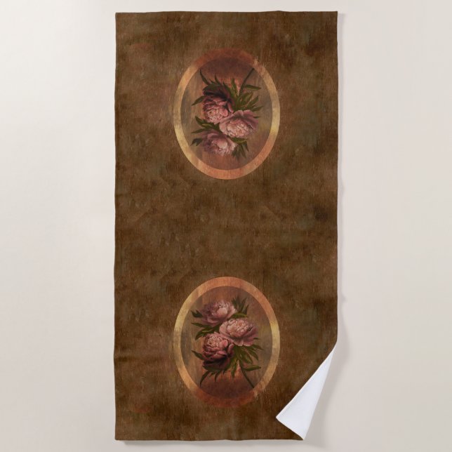 Serviette De Plage Peonies 70 x 35 Bath / (Devant)