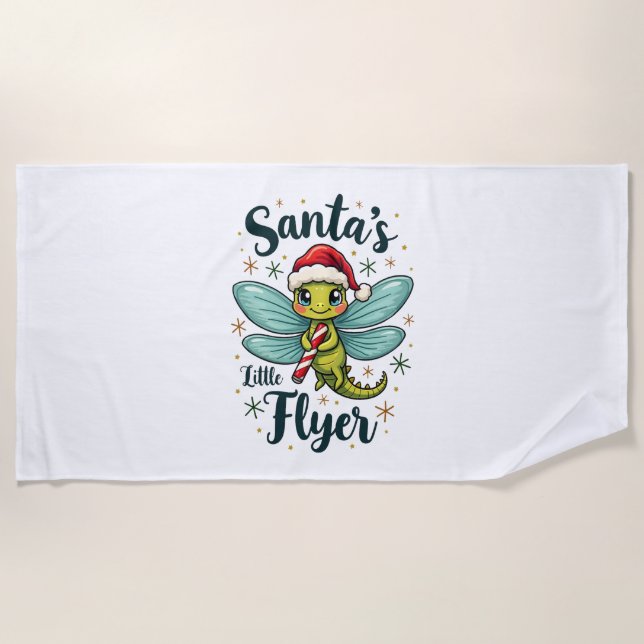 Serviette De Plage Père Noël Dragonfly (Devant)