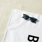 Serviette de plage personnalisée par coutume