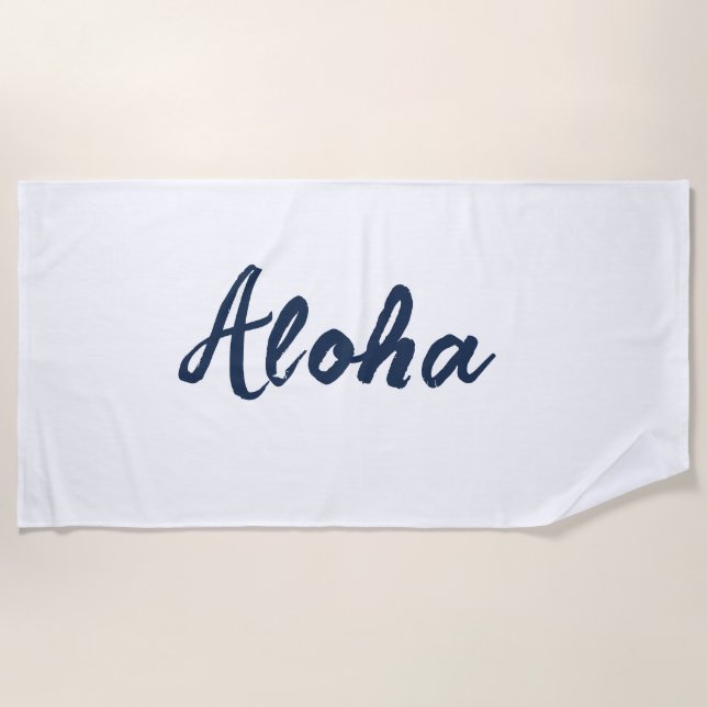 Serviette De Plage Personnaliser ou Customiser (Devant)