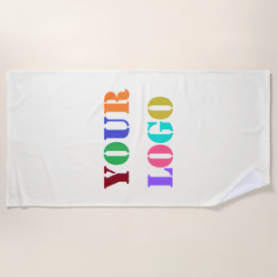 Serviette De Plage Personnalisez votre entreprise Logo Business Beach