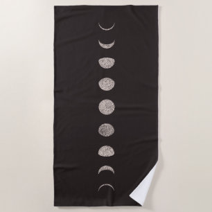 Serviette De Plage Phases de la lune
