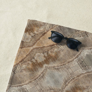 Serviette De Plage Photo d'image rapprochée de la texture du tronc de