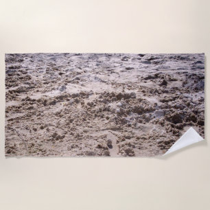Serviette De Plage Photographie de sable de plage