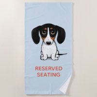 Piebald Dachshund | Chien mignon avec texte person