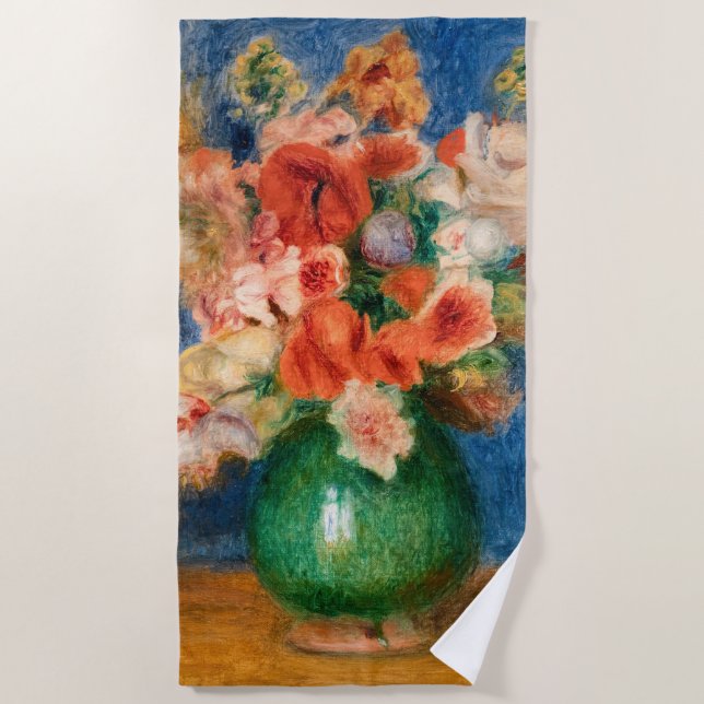 Serviette De Plage Pierre-Auguste Renoir - Bouquet (Devant)