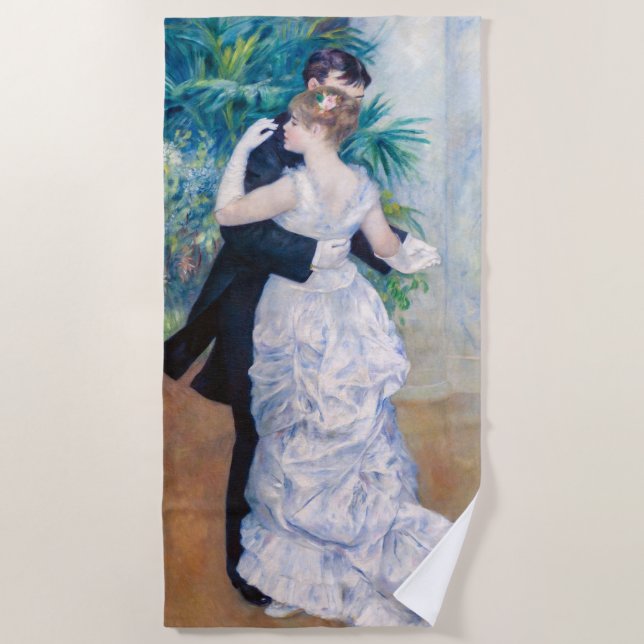 Serviette De Plage Pierre-Auguste Renoir - Danse urbaine (Devant)