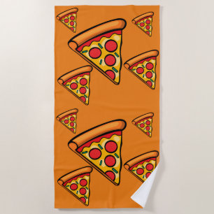 Serviette De Plage Pizza Friday Design - Beach Towel
